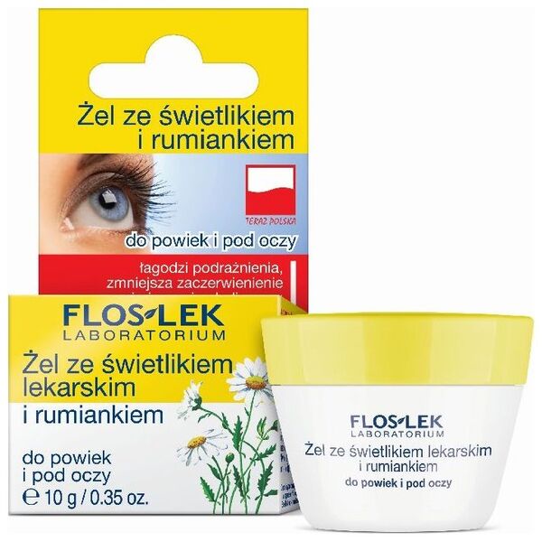 Floslek Żel pod oczy ze świetlikiem lekarskim i rumiankiem 10g