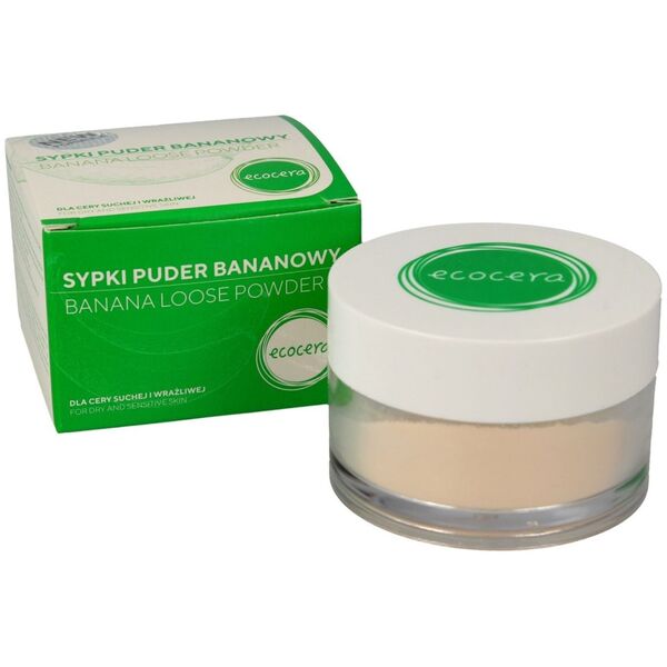 Ecocera  Sypki puder bananowy dla cery suchej i wrażliwej 8g