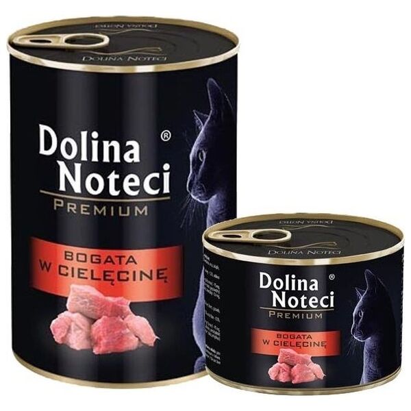 Dolina Noteci Premium Kot Bogata w cielęcinę puszka 400g