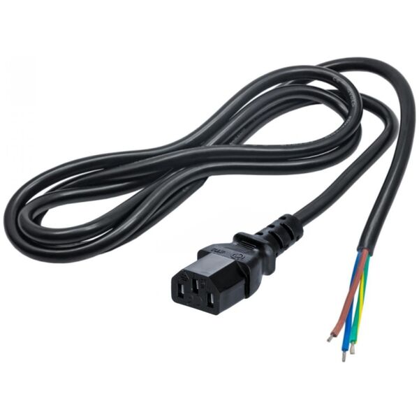 Kabel zasilający Akyga Kabel Akyga AK-OT-02A (C13 / IEC C13 / IEC 320 C13 M | 1,5m| kolor czarny)