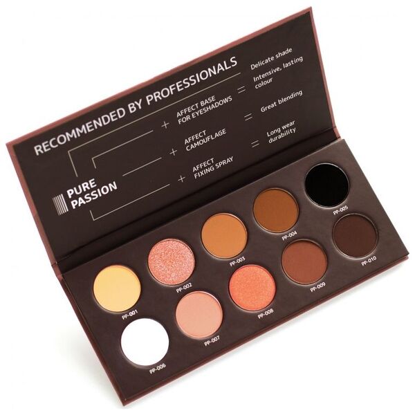 Affect Pure Passion paleta cieni prasowanych 10x2-2,5g