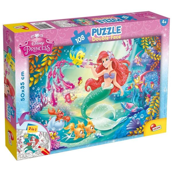 Lisciani Puzzle dwustronne: Syrenka (27488)