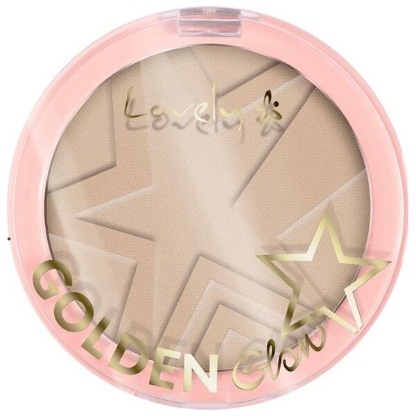 Lovely Golden Glow puder do konturowania twarzy 2 Light Beige 10g