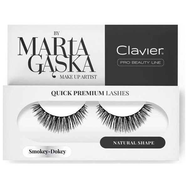 Clavier CLAVIER_Quick Premium Lashes rzęsy na pasku Smokey-Dokey 809