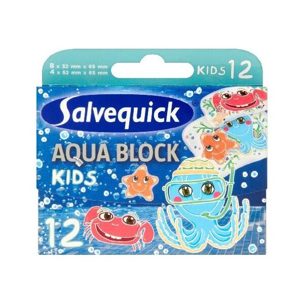 Salvequick  Plastry Aqua Block Kids 1 op-12szt