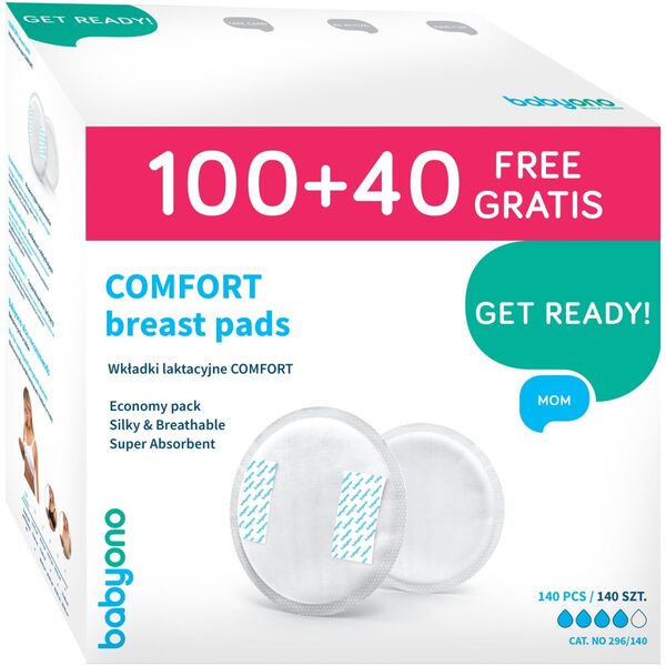 BabyOno Wkładki Laktacyjne Comfort 140 szt.