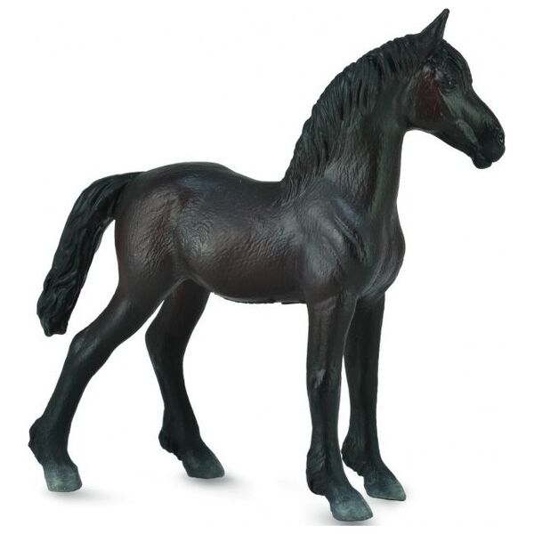 Figurka Collecta Źrebię Friesian Foal czarne (004-88815)