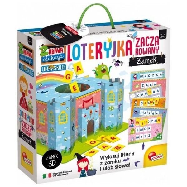 Lisciani Gra edukacyjna Loteryjka - Zaczarowany zamek