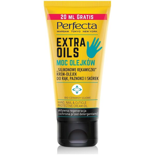 Perfecta Extra Oils Krem-Olejek do rąk "Silikonowe Rękawiczki" 80ml