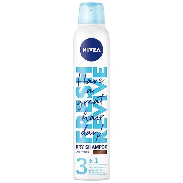 Nivea Fresh Revive Suchy Szampon do włosów 3in1 Dark 200ml