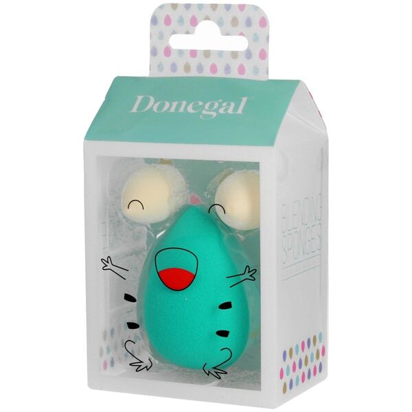 Donegal DONEGAL GĄBKA do makijażu Blending Sponge 2+1 Żabka (4333) 1szt