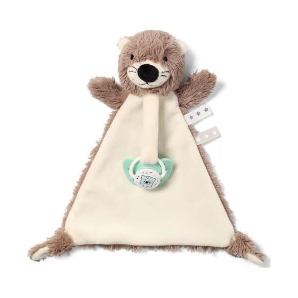 BabyOno Przytulanka z zawieszką do smoczka Otter Maggie Baby Ono