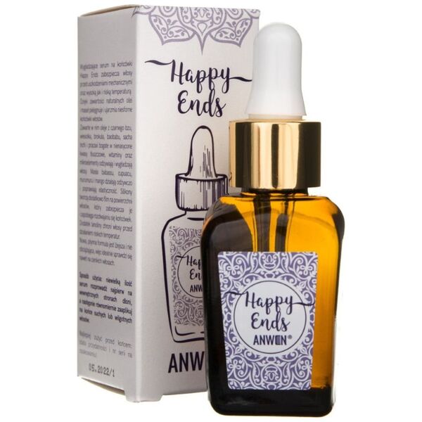 Anwen Płynne Serum do zabezpieczania końcówek włosów Happy Ends - 20 ml (ANW-391)