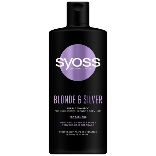 Syoss Blonde & Silver szampon przeciw żółtym tonom