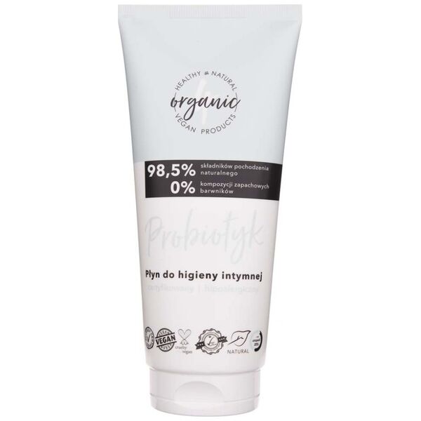 4organic Płyn do higieny intymnej z pompką Probiotyk 200ml