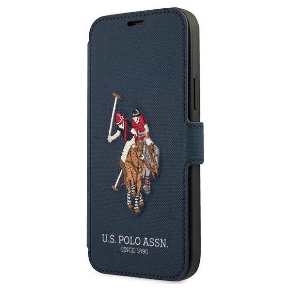 U.S. Polo Assn US Polo USFLBKP12LPUGFLNV iPhone 12 Pro Max 6,7" granatowy/navy book Polo Embroidery Collection