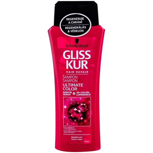 Gliss Kur Ultimate Color Shampoo szampon do włosów farbowanych tonowanych i rozjaśnianych 250ml
