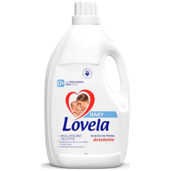 Lovela Hipoalergiczne mleczko do prania ubranek niemowlęcych i dziecięcych 2.9l