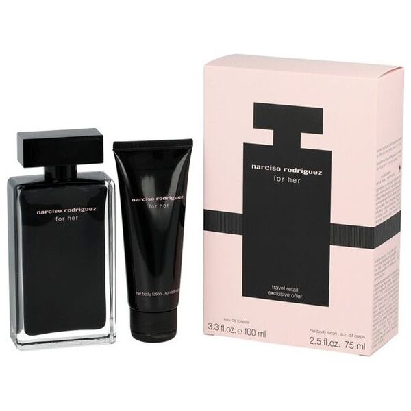 Narciso Rodriguez ZESTAW Narciso Rodriguez For Her EDT 100ml + BL 75ml
