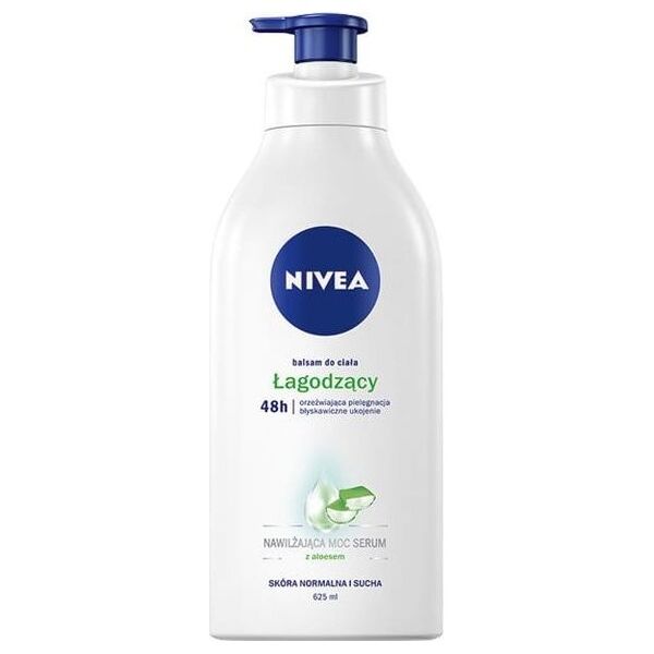 Nivea Nawilżająca Moc Serum łagodzący balsam do ciała z pompką 625 ml