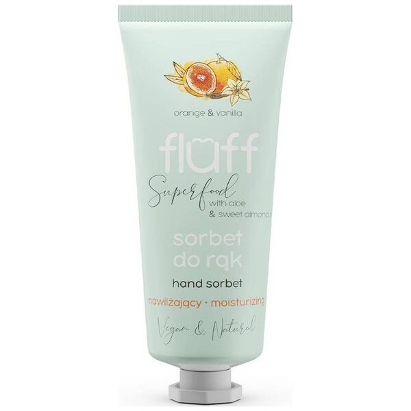 Fluff Sorbet do rąk nawilżający Pomarańcza & Wanilia 50 ml