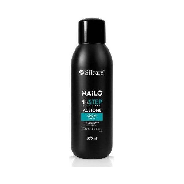 Silcare SILCARE_Nailo Aceton aceton do usuwania hybrydy 570ml