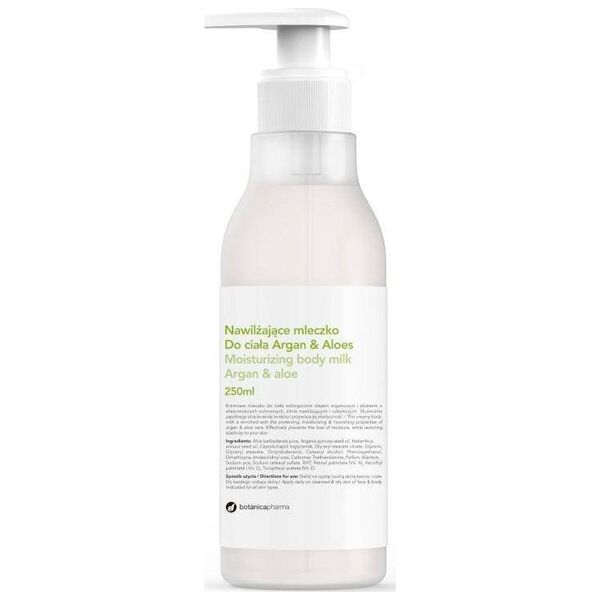 Botanica BOTANICAPHARMA_Moisturizing Body Milk nawilżające mleczko do ciała Argan i Aloes 250ml