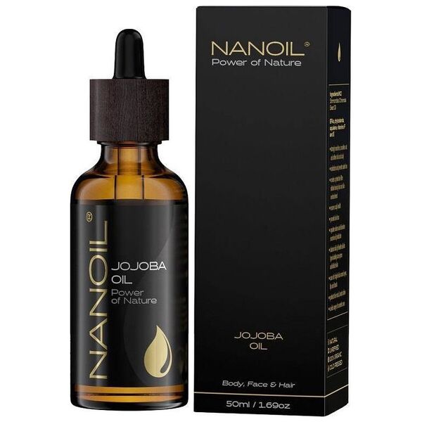 Nanoil Olejek jojoba do pielęgnacji włosów i ciała 50ml
