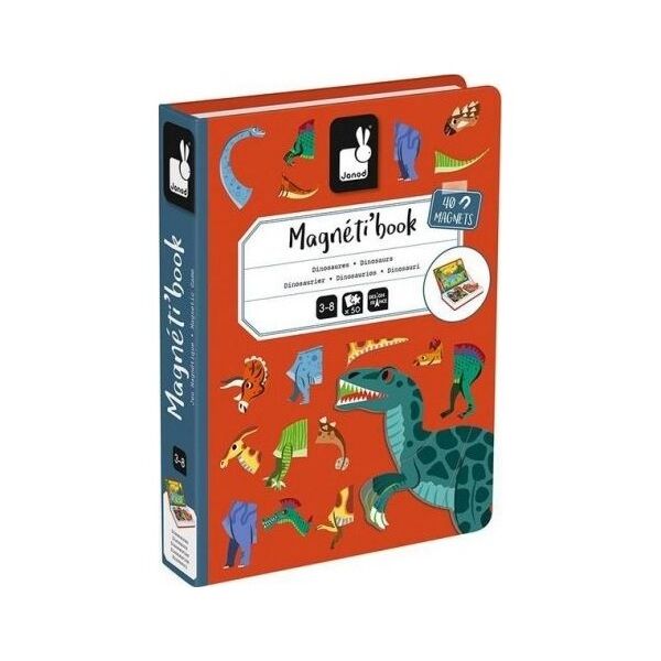 Janod Magnetyczna układanka Dinozaury Magnetibook, Janod
