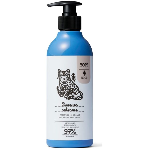 Yope YOPE WOOD Żel pod prysznic Drzewo Cedrowe, Jałowiec, Chilli 400ml