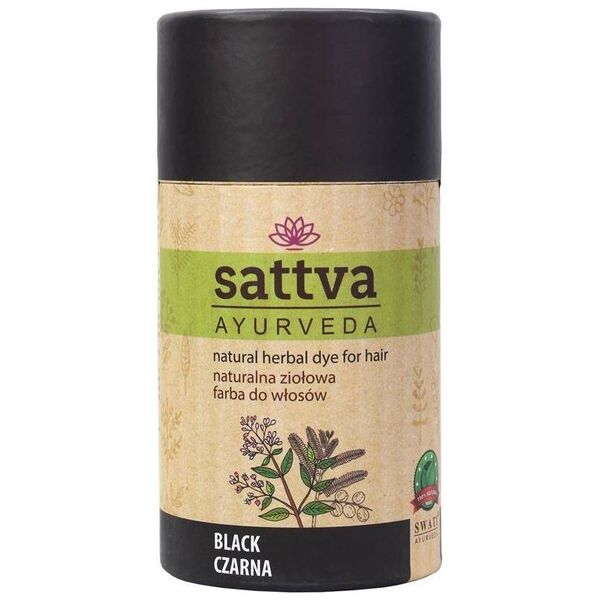 Sattva Naturalna ziołowa farba do włosów Black 150g