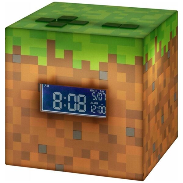 Minecraft BUDZIK ZEGAR PODŚWIETLANY MINECRAFT ORYGINALNY
