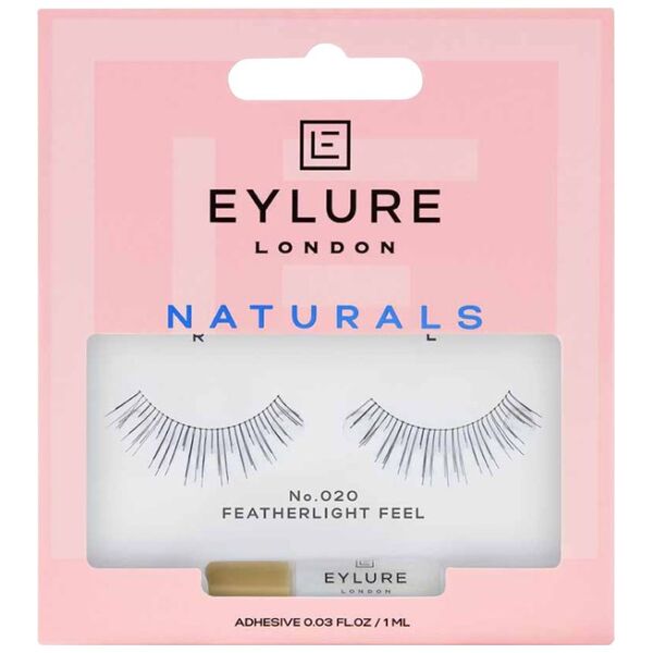 Eylure EYLURE rzęsy z klejem NATURALS No. 020 Featherlight Feel