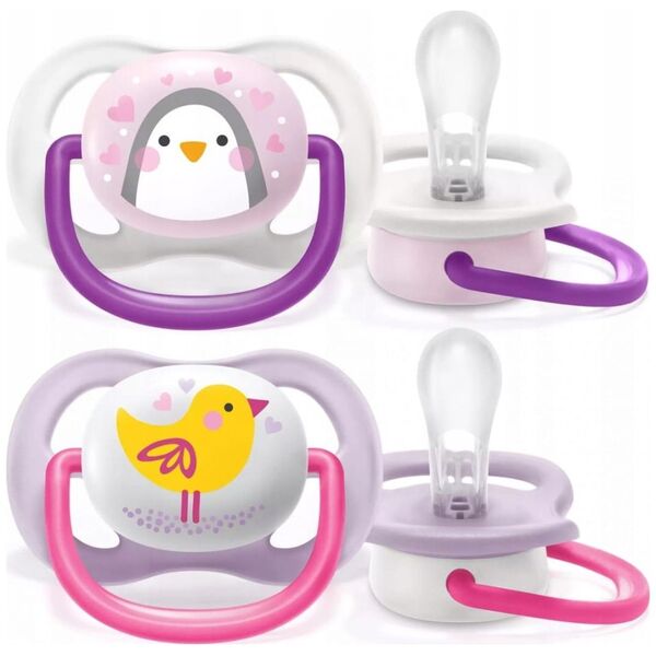 Avent Smoczek ortodontyczny Ultra Air ptaszek 2szt. 0-6m