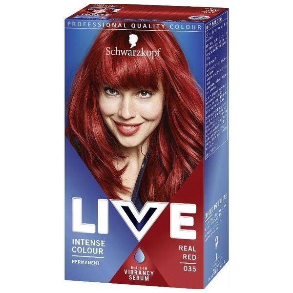 Schwarzkopf Live Intense Colour farba do włosów 035 Real Red