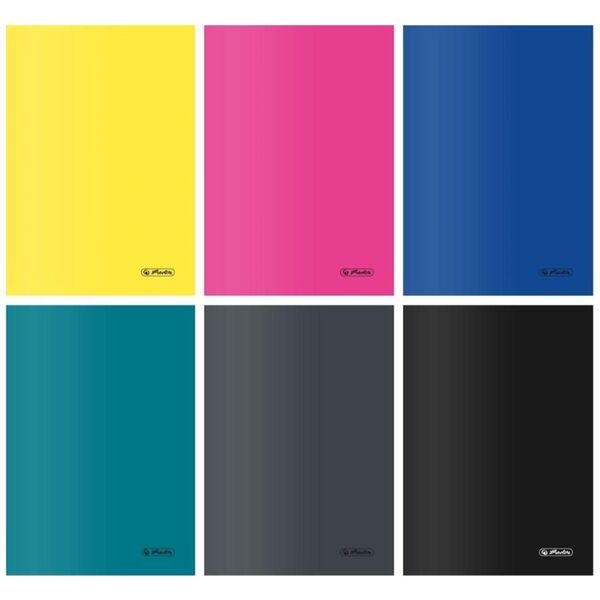Herlitz Zeszyt A5/60K linia PP Colors (5szt)