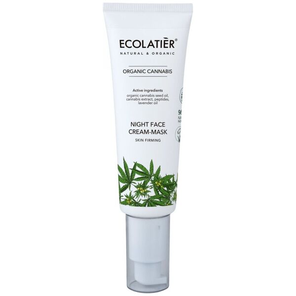 GreenCo ECL ORGANIC CANNABIS Krem maska do twarzy na noc, 50ml