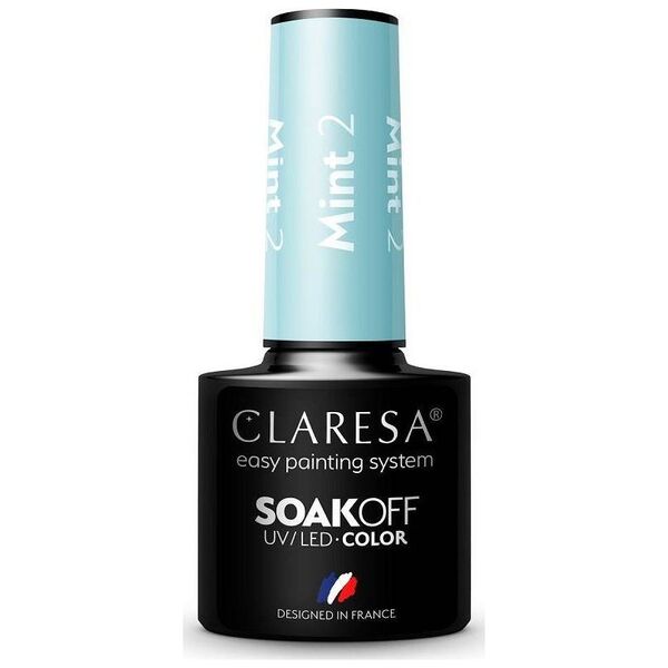 Claresa Claresa Soak Off UV/LED Mint lakier hybrydowy 2 5g