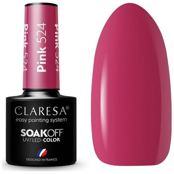 Claresa Claresa Soak Off UV/LED Pink lakier hybrydowy 524 5g
