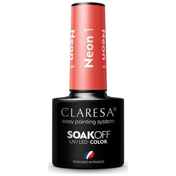 Claresa Claresa Soak Off UV/LED Neon lakier hybrydowy 1 5g