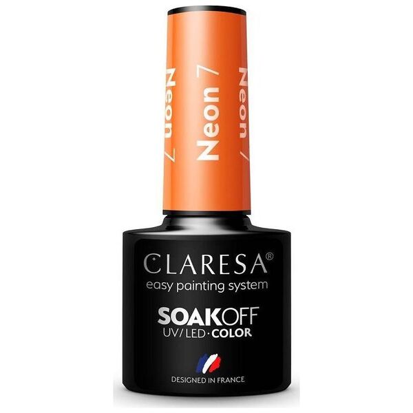 Claresa Claresa Soak Off UV/LED Neon lakier hybrydowy 7 5g