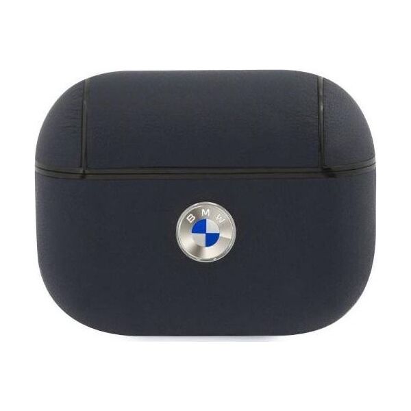 BMW Etui ochronne Geniune Leather do AirPods Pro granatowe