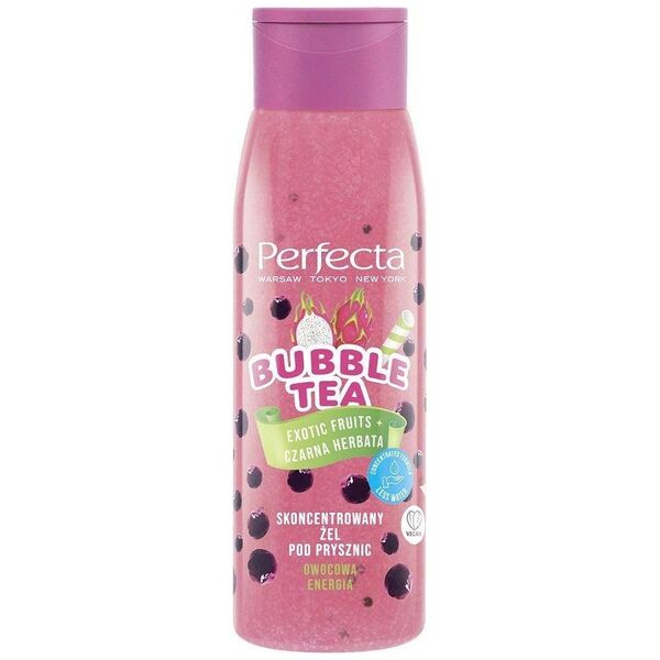 Perfecta Bubble Tea skoncentrowany żel pod prysznic Exotic Fruits & Czarna Herbata 400ml