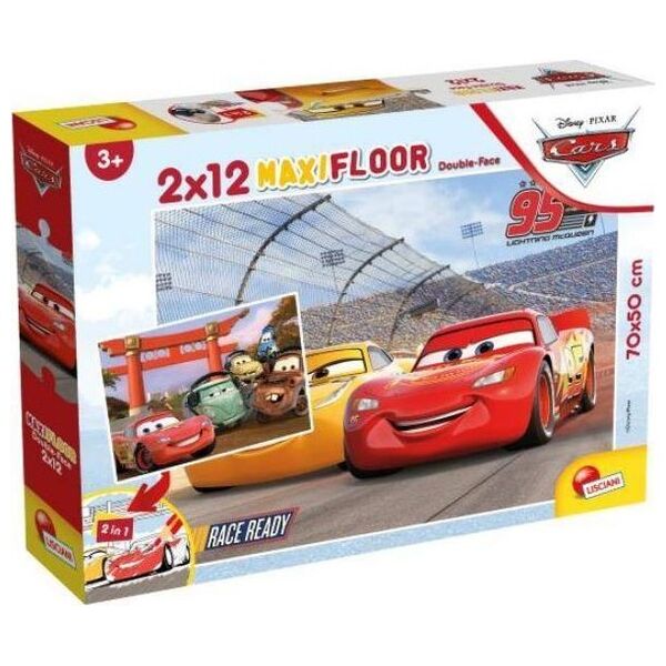 Lisciani Puzzle Supermaxi 2x12 Auta