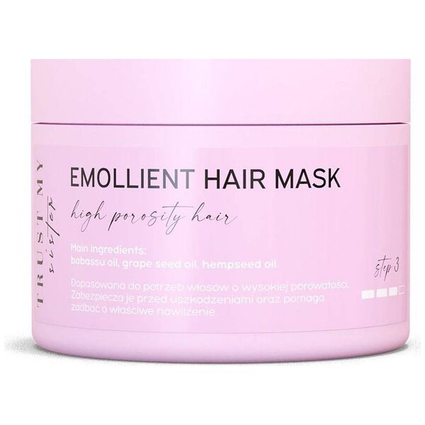 Trust Emollient Hair Mask emolientowa maska do włosów wysokoporowatych 150g
