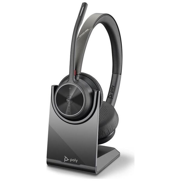 Słuchawki Poly Voyager 4320 UC + Ładowarka biurkowa  (218476-02)