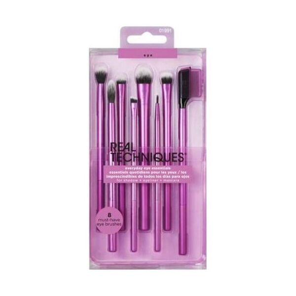 Real Techniques Real Techniques Everyday Eye Essentials Pędzel do makijażu 1szt zestaw upominkowy