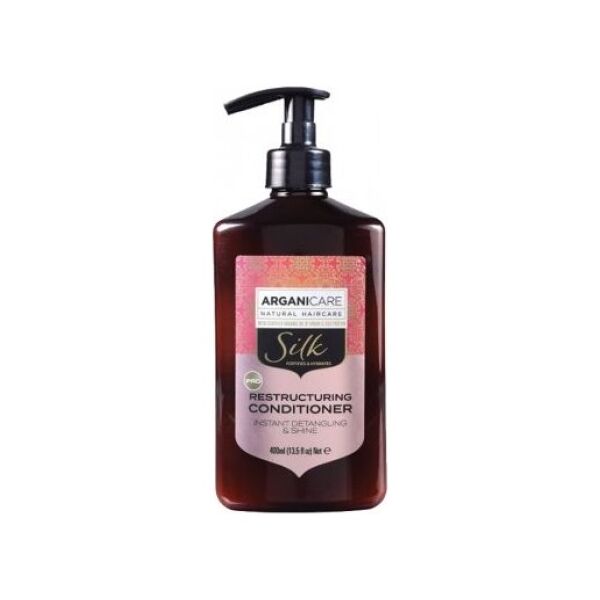 Arganicare Arganicare Silk Odżywka rozplątująca włosy z jedwabiem 400 ml
