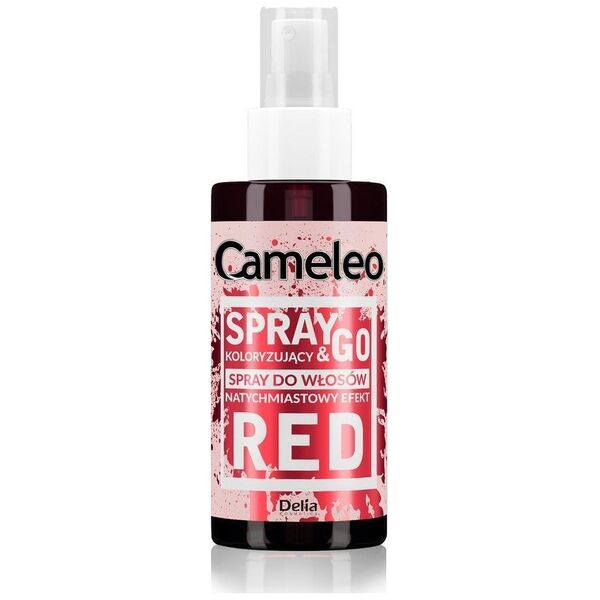 Delia Delia Cosmetics Cameleo Spray & Go Spray koloryzujący do włosów - RED 150ml