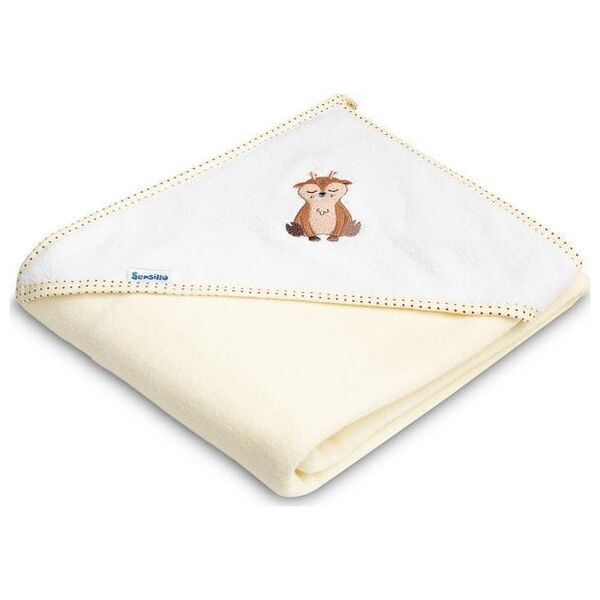 Sensillo OKRYCIE KĄPIELOWE FROTTE 100X100 JELONEK BEIGE